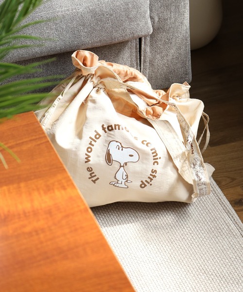 SNOOPY（スヌーピー） トートバッグ スヌーピー巾着トートバッグ