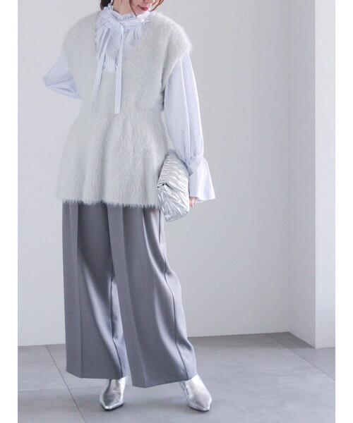 「Te chichi」 長袖ブラウス F オフホワイト レディース_画像4