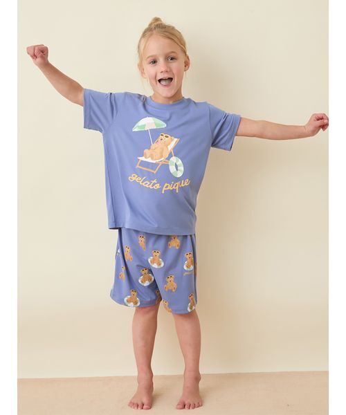 gelato pique 子供　パジャマ 110サイズから120サイズ gelato pique（ジェラートピケ） パジャマ 「KIDS」「接触冷感