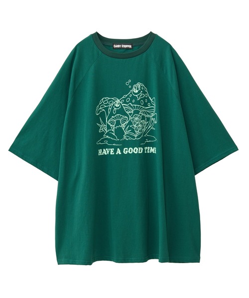 「Candy Stripper」 半袖Tシャツ FREE ライトベージュ レディース_画像6