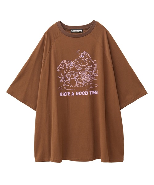 「Candy Stripper」 半袖Tシャツ FREE ライトベージュ レディース_画像8