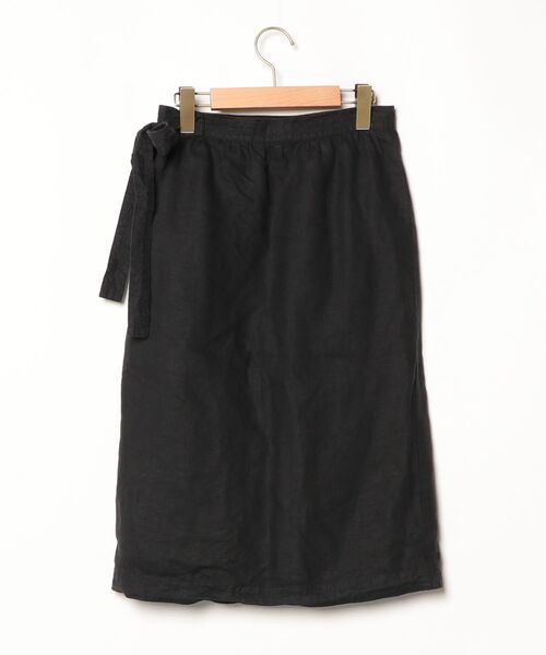 「fog linen work」 スカート - ブラック レディース_画像2