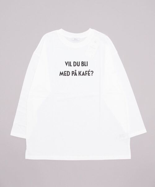 「SHIPS any」 長袖カットソー ONE SIZE ホワイト レディース_画像4