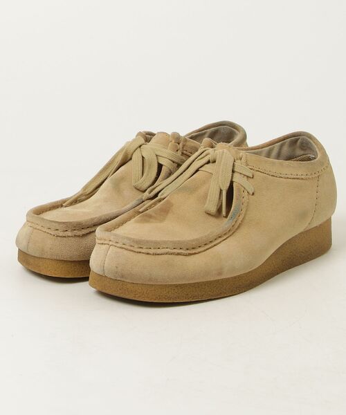 Clarks（クラークス） モカシンシューズ UK4.5 ベージュ メンズ 