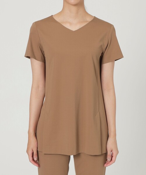 「TRANS WORK」 半袖Tシャツ 38 ブラック レディース_画像4