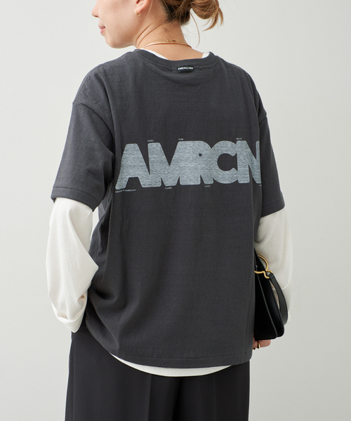 AMERICANA（アメリカーナ） tシャツ 半袖 「AMERICANA/アメリカーナ