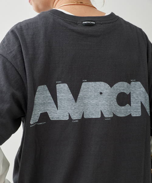 AMERICANA（アメリカーナ） tシャツ 半袖 「AMERICANA/アメリカーナ