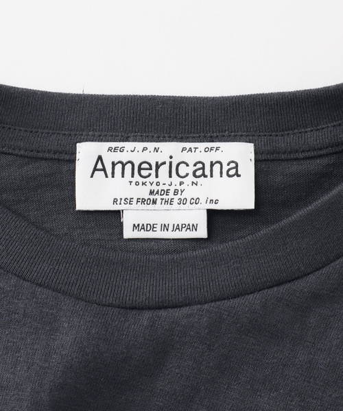 AMERICANA（アメリカーナ） tシャツ 半袖 「AMERICANA/アメリカーナ