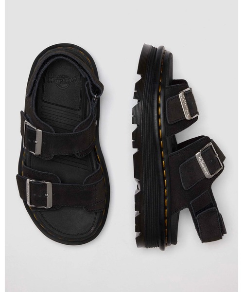 「Dr. Martens」 サンダル UK6 ブラック メンズ_画像2