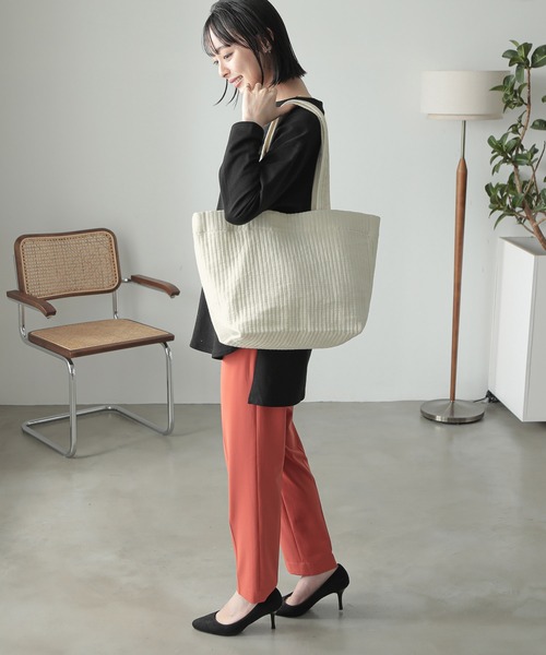 「ALTROSE」 トートバッグ FREE チャコールグレー レディース_画像2