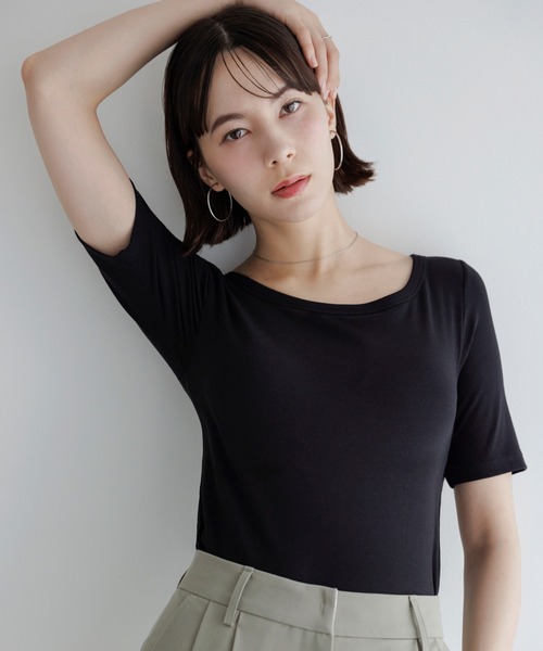 「BAMBI WATER」 半袖Tシャツ L ブラック レディース_画像2