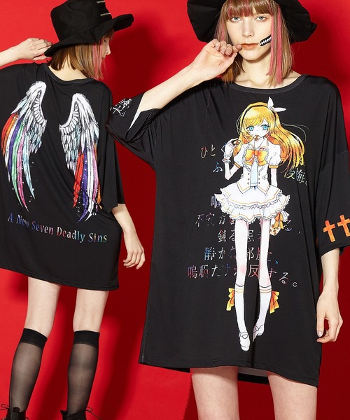 人気満点 Tシャツ Tシャツ 七つの大罪 改 暴食担当 有栖川ルナ ありすがわ るな ｔシャツ メガビッグ 第1位獲得 Repuestosaldana Com