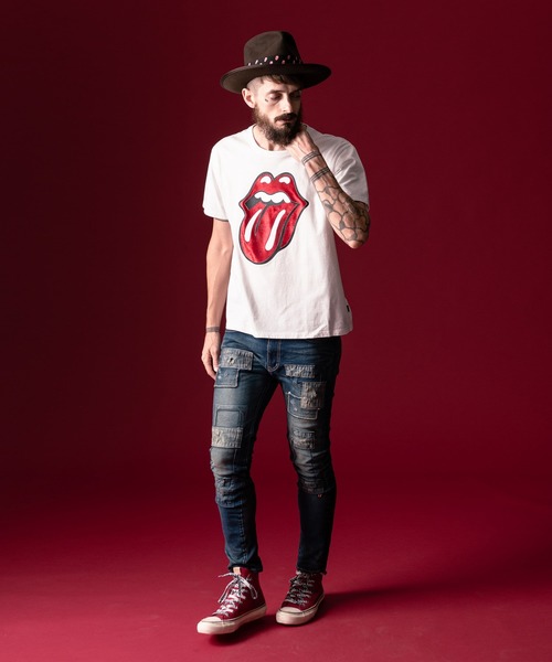 glamb（グラム） tシャツ Lips and Tongue opal CS / リップスアンド 