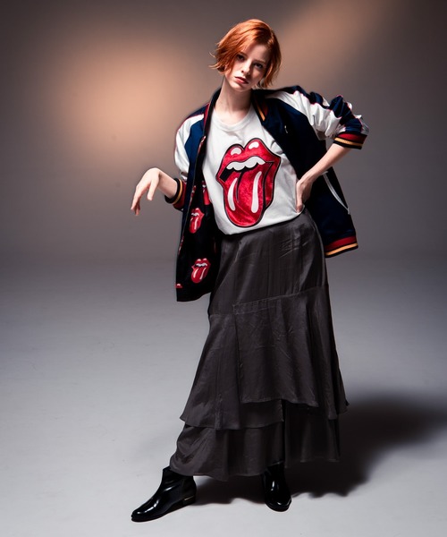 glamb（グラム） tシャツ Lips and Tongue opal CS / リップスアンド 
