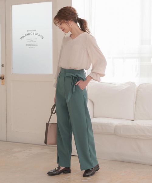 VINTAGE - 【vintage】大きめポワン袖 ボリューム袖 トップス・ブラウス グリーン 楽天市場】ポワン袖（カラーグリーン）（レディースファッション