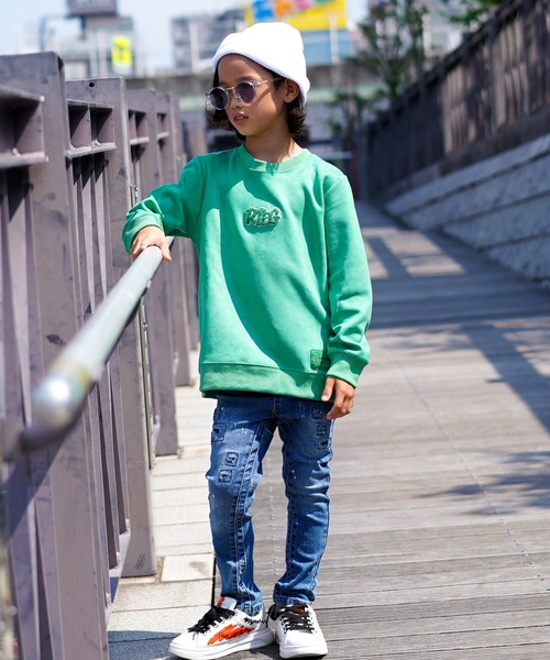 adamsJUGGLER パンツ キッズP.D.Rデニムロングパンツ キッズ