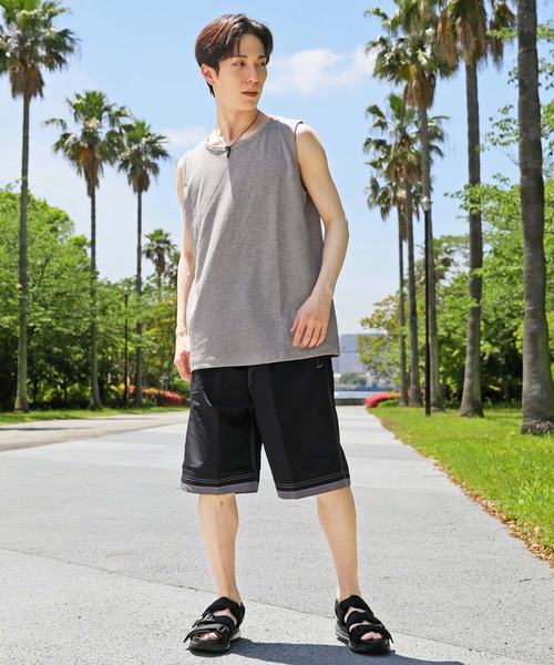 TopIsm（トップイズム） 水着 「2025」水陸両用 無地サーフパンツ