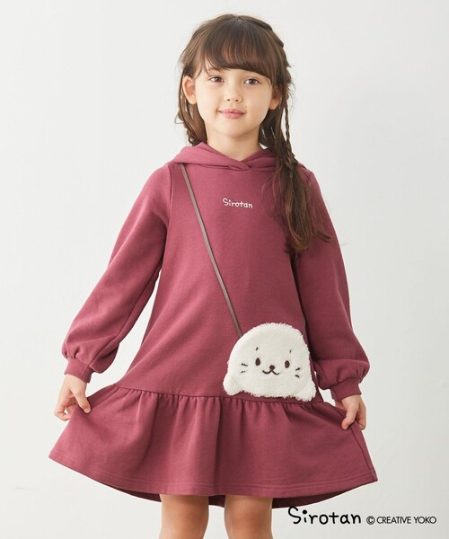 ワンピース しろたん Anyfam しろたんポシェットフードワンピース Zozotown Yahoo 店 通販 Yahoo ショッピング