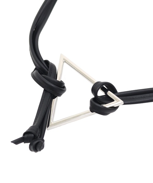 MAISON BOINET(メゾンボアネ)TRIANGLE BELTベルト MAISON BOINET（メゾンボワネ）の「【MAISON BOINET