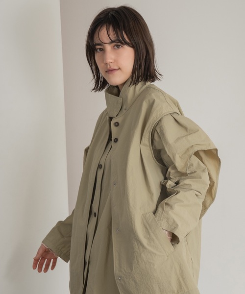 トレンチコート コート multiway flutter trench coat レディース