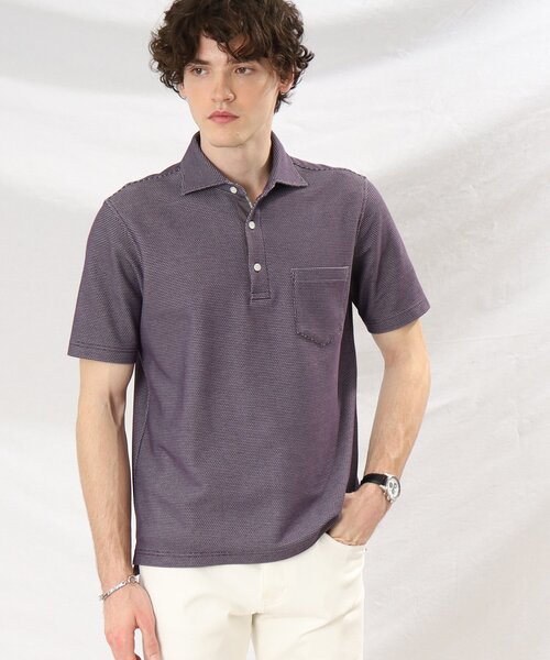 TAKEO KIKUCHI（タケオキクチ） ポロシャツ 「抗菌防臭」ハニカム