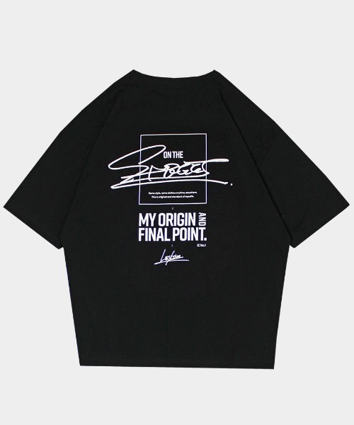 Rily ブラック Tシャツ オリジナルデザインL e1225565eea2118717906cf96f54a2
