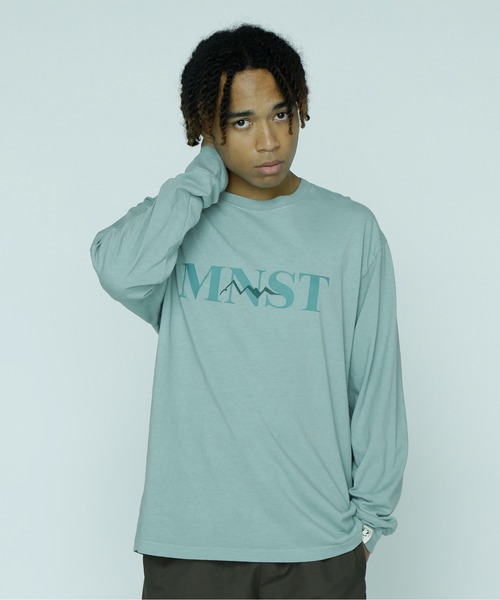 MANASTASH／マナスタッシュ／MNST LOGO L／S TEE／ロゴロングスリーブTシャツ マナスタッシュ MANASTASH MANASTASH/マナスタッシュ/MNST LOGO