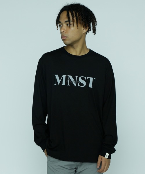 MANASTASH／マナスタッシュ／MNST LOGO L／S TEE／ロゴロングスリーブTシャツ MANASTASH／マナスタッシュ／MNST LOGO L／S TEE／ロゴロング