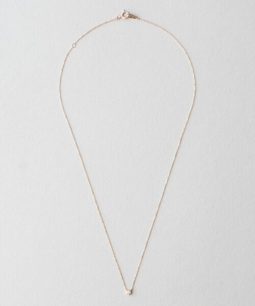 【Jouete】K10一粒レイヤーダイヤモンドネックレス/0.05ct Jouete】K10一粒レイヤーダイヤモンドネックレス/0.05ct 【公式通販】