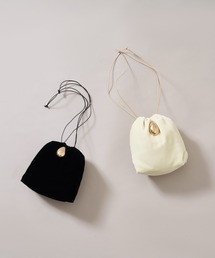 JAMIRAY /ジャミレイ VELVET EGG DIS PURSE JAMIRAY / VELVET EGG D/S PURSE ベロア 巾着バッグ