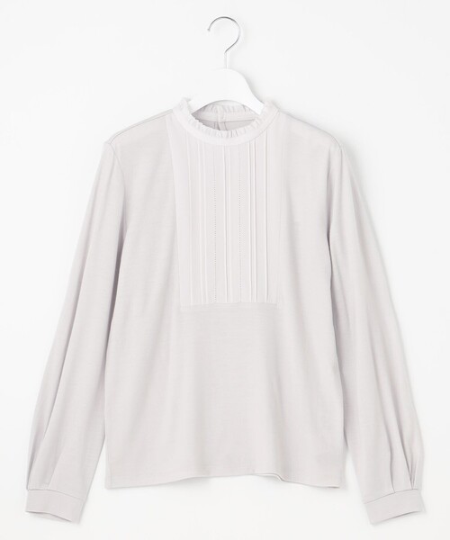 J.PRESS　ウォッシャブルウール　ジャージー フリル衿 カットソー J.PRESS tシャツ ウォッシャブルウール フリルネック カットソー
