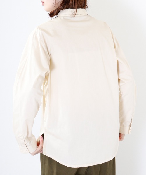 Emago ブラウス シャツ EMAGO パッチワークシャツ レディース