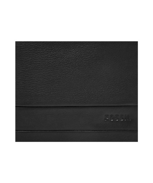 FOSSIL 財布 フォッシル 二つ折り財布 メンズ レザー ブラック