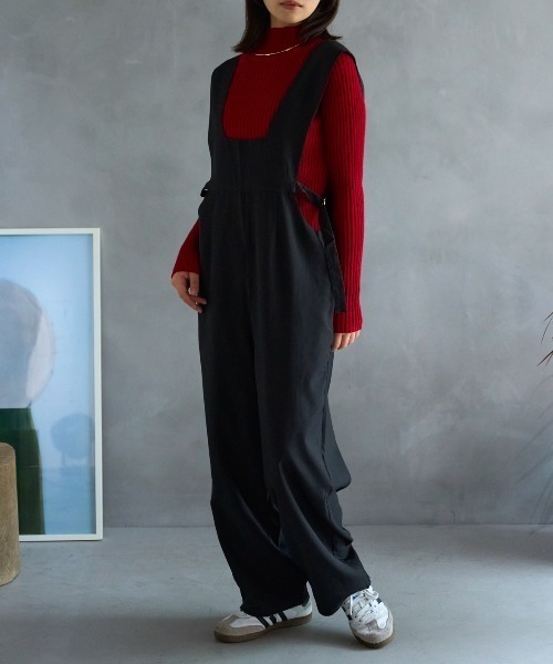 TRIANGLE PALETTE オールインワン サイドベルトサロペット レディース