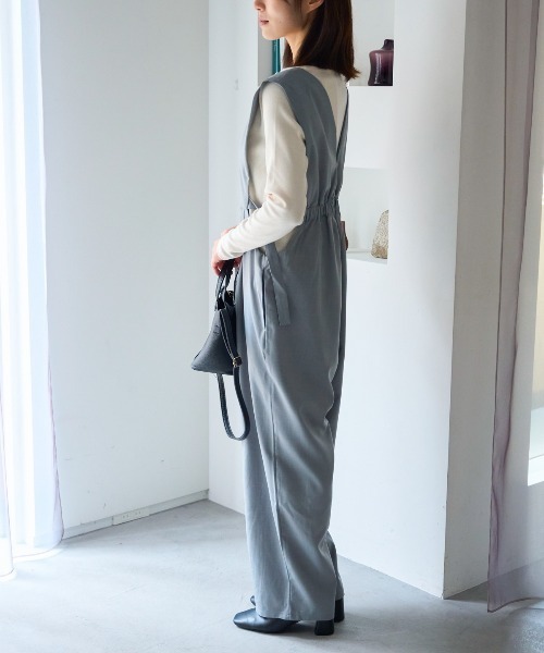 TRIANGLE PALETTE オールインワン サイドベルトサロペット レディース