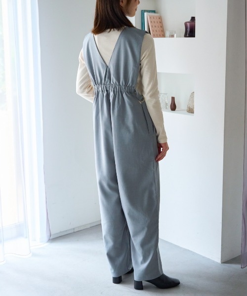 TRIANGLE PALETTE オールインワン サイドベルトサロペット レディース