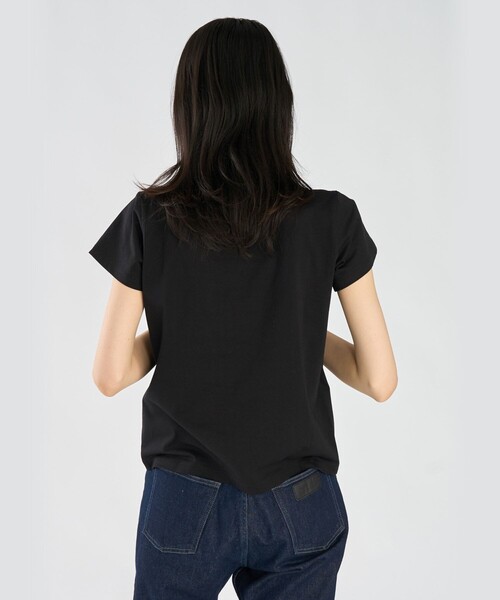 agnes b.（アニエスベー） tシャツ 半袖 アイコニック プリント 