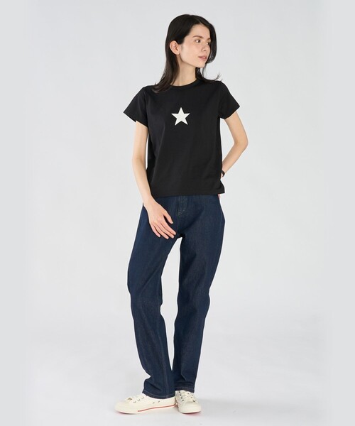 agnes b.（アニエスベー） tシャツ 半袖 アイコニック プリント 