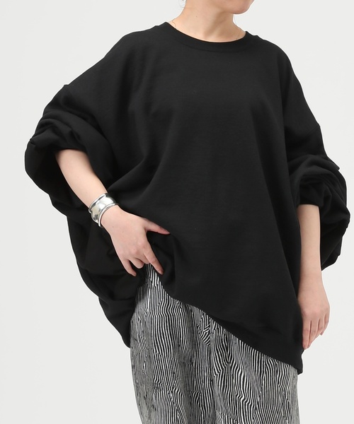 PRE_（プレ） スウェット レディース 「PRE_/プレ」ビッグスリーブ