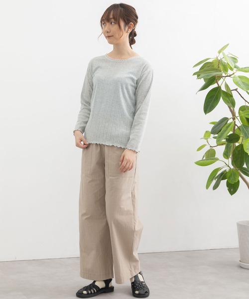 POU DOU DOU（プードゥドゥ） tシャツ パターンメッシュトップス