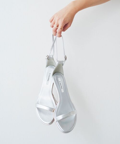 le.coeur blanc（ルクールブラン） サンダル フラフィー ストラップ