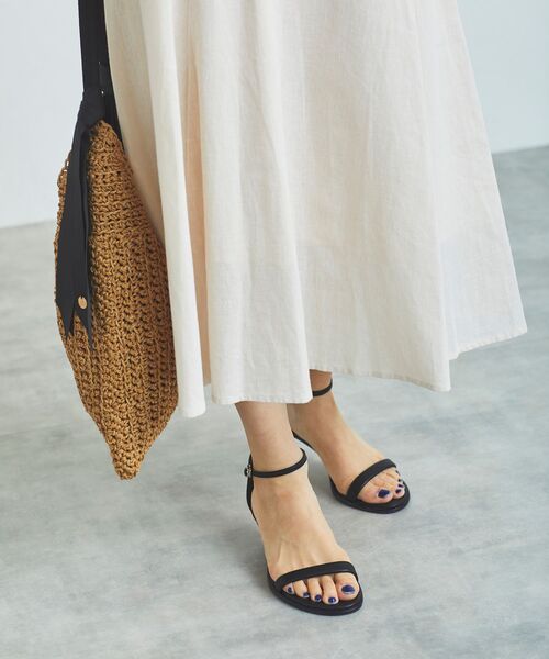 le.coeur blanc（ルクールブラン） サンダル フラフィー ストラップ