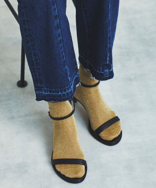 le.coeur blanc（ルクールブラン） サンダル フラフィー ストラップ