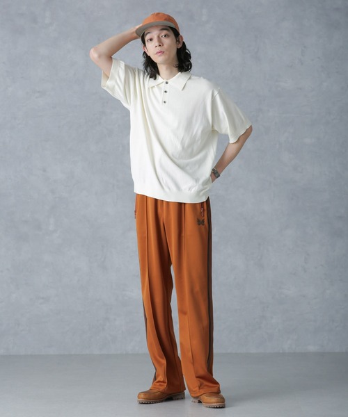 crepuscule セーター ニット crepuscule/別注 S/S KNIT POLO