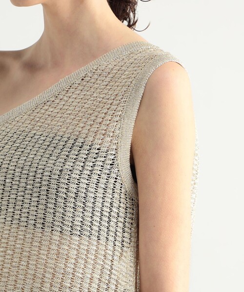 BACCA（バッカ） ニット セーター オーロラフィルム ワンショルダー