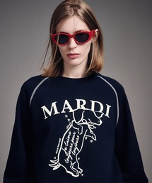 トレーナー スウェット SWEATSHIRT RAGLAN DDANJI レディース メンズ Mardi Mercredi トレーナー スウェット SWEATSHIRT RAGLAN