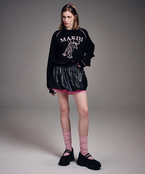 Mardi Mercredi トレーナー スウェット SWEATSHIRT RAGLAN SWING