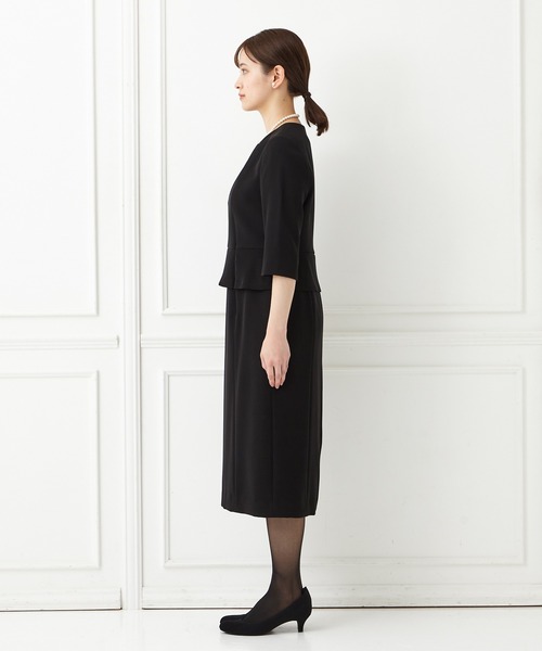 AIMER セットアップ 「喪服・礼服」ソフトスタンドネックジャケット