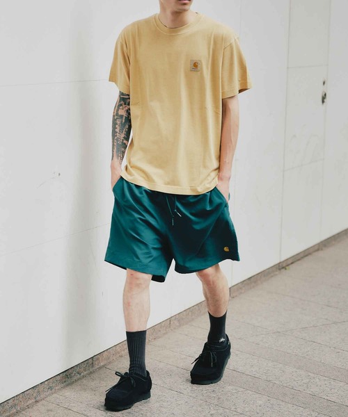 Carhartt Chase Swim Trunks Sサイズ CARHARTT CHASE SWIM TRUNKS Chervil / Gold （カーハート