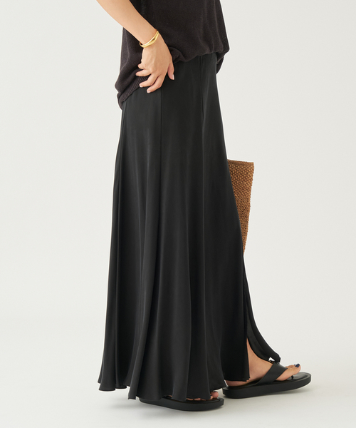 スカート 「追加」Washable Fibril ロングスカート2 レディース  